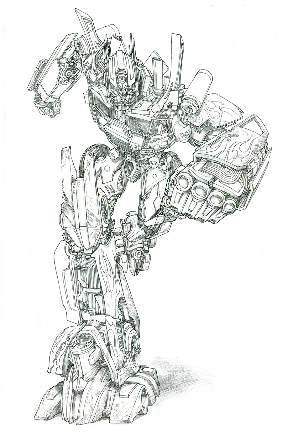 Transformers 4 Age of Exintinction Package Art & Sketches